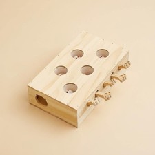 Jeu de Taupe En Bois pour Chat