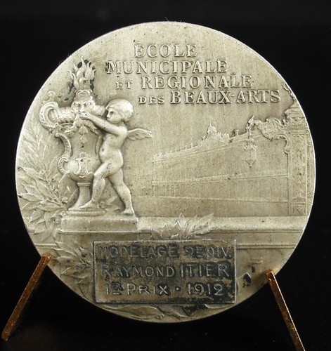 Médaille argent allégorie - , de