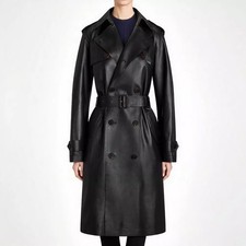 Manteau Long Noir Élégant