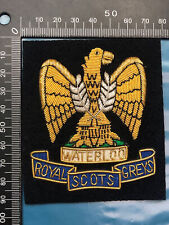 Armée Britannique Lingot Brodé Blazer Badge - Royal Écossais Greys