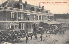 CPA 91 ARPAJON / MAISON VAST ROBERT / EPICERIE / VINS / SPIRITUEUX EN GROS