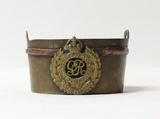 Ancien Artisanat de tranchée poilus trench-art anglais Royal Engineers WW1