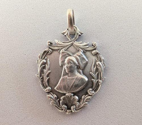 Ancien pendentif art nouveau - pendentif,