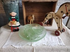 Service à Salade de Fruits vintage en verre mat Saladier - Coupelles -