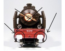 Rivarossi 113717 Paire Tampons Neuf Locomotives Ciwl 9181-9182-9183 N 1/160