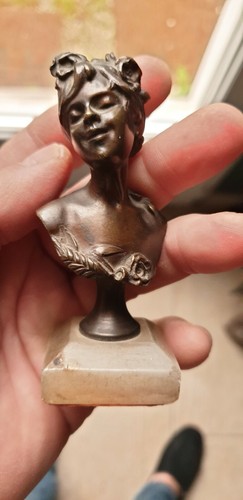 Bronze femme art nouveau gout - femme,