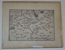 Tassin Carte Ancienne Gouvernement de Rennes 1652 Bretagne Ille-Et-Vilaine