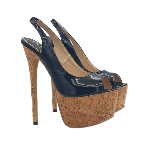Sandales sexy cubista talon - sandales,
