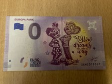 BILLET TOURISTIQUE 0 EURO ZÉRO EURO EUROPA PARK 2020