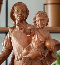 Splendide statue en bois