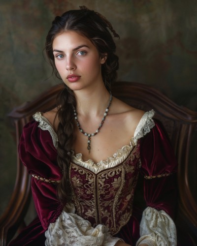 8x10 elegant female portrait - elegant,