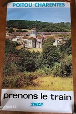 Affiche SNCF Poitou Charentes