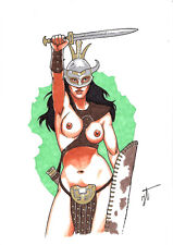 DESSIN ORIGINAL COULEUR D'UNE