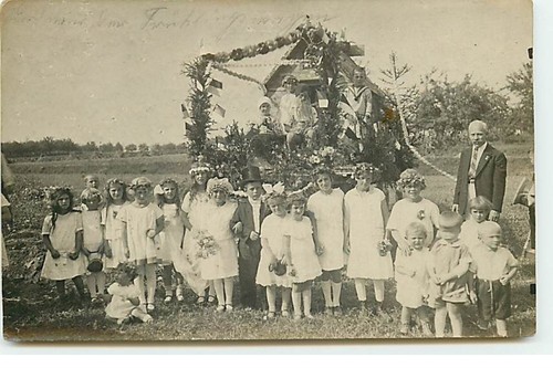 Allemagne rppc enfants - -,