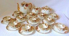 RARE SERVICE A THE COMPLET PORCELAINE FINE FEU DE FOUR HAVILAND & CO LIMOGES