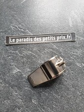sifflet à bille en acier 4 cm , sifflet pour arbitre, professeur de sport etc...