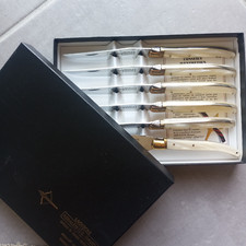 6 couteaux de Table. Laguiole G. David comme neuf . France