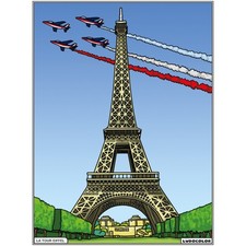 Coloriage - Tour Eiffel -