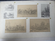 ANDRÉ GIROUX - PLANCHE DE 5