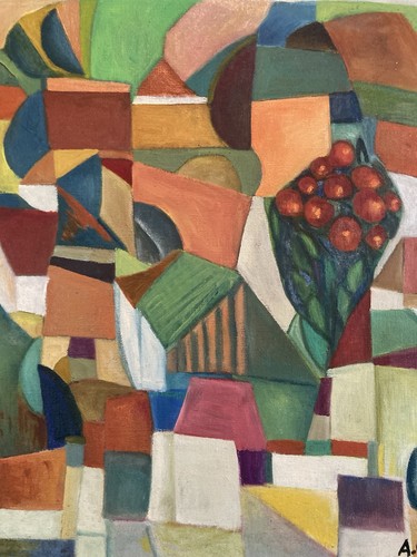 Peinture moderne huile - moderne, sur