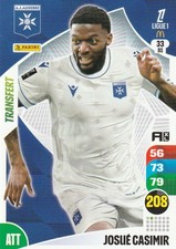 N° 33 BIS - CARTE FOOT PANINI ADRENALYN 2025 2026 - JOSUE CASIMIR -  AUXERRE