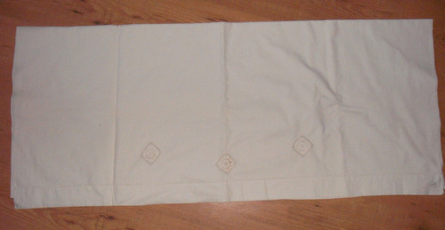 Ancien drap métis lit - drap,