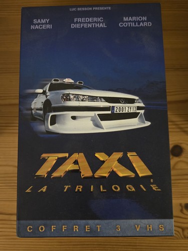 Vhs coffret taxi trilogie - taxi,