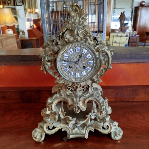 Horloge bronze mouvement - horloge,
