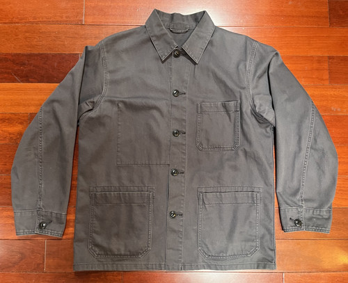 Uniqlo gray cotton chore coat - uniqlo,