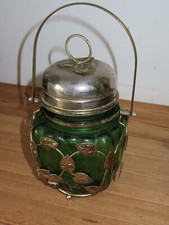 Pot à biscuit Bonbonnière Musicale en verre métal à Musique