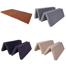 Natalia Spzoo chauffeuse 4 plis matelas lit futon pliable pliant 180x120x8 cm