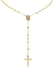 Collier chapelet jaune - chapelet,