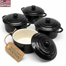 Mini Ceramic Cocottes W/ Lid