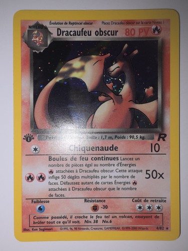 Carte pokémon dracaufeu - pokémon,
