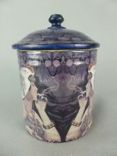 TRES BELLE BOITE POT A TABAC CERAMIQUE STYLE MUCHA JUGENDSTIL ART NOUVEAU 845