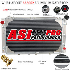 3 Rangée 52mm Radiateur Pour