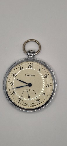 Montre gousset diamant non - montre,