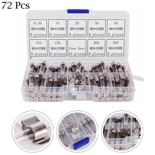 Fusible kit 250v - 250v, 6x30mm