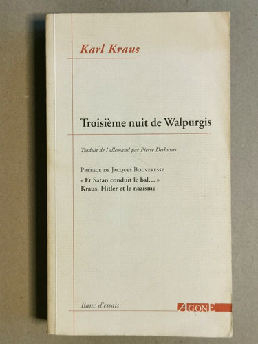 Troisième nuit walpurgis - troisiÈme,