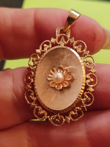 Pendentif ancien carats - pendentif, or