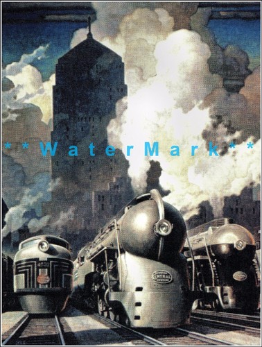 New york central railroad 1941 - new,