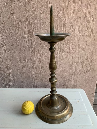 Bougeoir bronze haute - ,