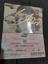 U2 autograph WAR card fan club