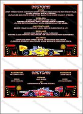 Gottlieb Victory 1987 Cartes Instructions Flipper Custom Pinball Cards ENGLISH