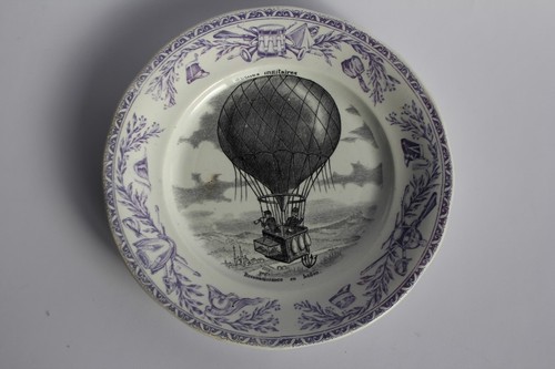 Assiette faïence creil - creil, &
