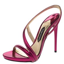 Tom Ford Metallic Pink Leather