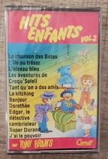 Cassette K7 audio Hits enfants vol 2 sous blister - Bonjour Dorothée, etc..
