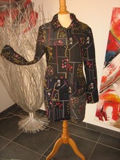 MANTEAU PATCHWORK DE TISSUS BRODés  COLLECTION DESIGUAL  44 46 uk 16 18
