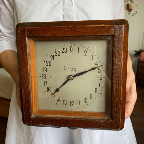 Horloge marine bois chmd - marine,