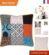 Coussin Déhoussable Patchwork